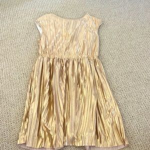 Beautiful shimmery gold girls dress. Crew cuts by J.Crew